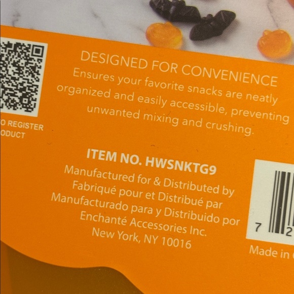 CWC Figural Pumpkin Halloween Snackle Box - Picture 11 of 12